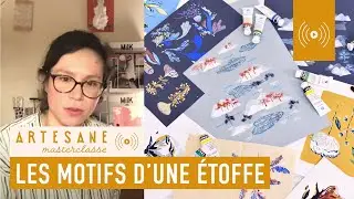 Comment dessiner les motifs d'une &eacute;toffe ? - Masterclasse Artesane x Atelier Brunette