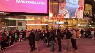 Новогодняя ночь на Таймс-сквер 2026 #timessquare #magic #2026