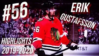 CHICAGO BLACKHAWKS #56 ERIK GUSTAFSSON HIGHLIGHTS 19-20 [HD]