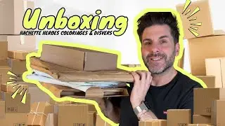 UNBOXING - Livres de coloriages & divers - Hachette Heroes et jeunesse Disney