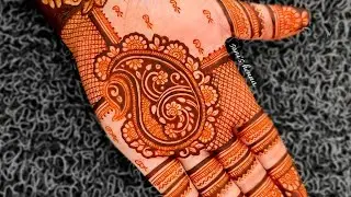 Eid special rose and ambi mehndi design| front hand mehndi design| soni's henna