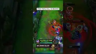 Master Yi Free Triple | Buy League Smurf Account link in the description | #leagueoflegends #shorts