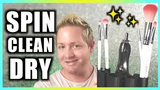How to Clean and Dry Makeup Brushes FAST!