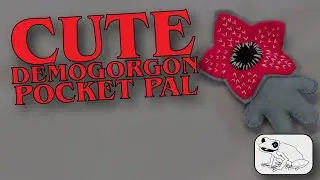 Easy Cute Demogorgon Pocket Pal 👾 | Simple DIY Craft for Beginners