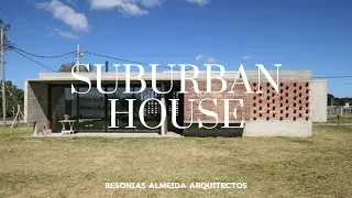 Unique Concrete and Brick House for Flexible Living | Suburban House