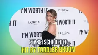 Stassi Schroeder's Christmas Cut: Toddler Tosses Toy Broom at Mom During Wicked Performance!