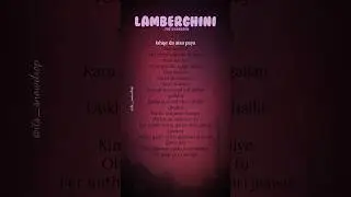 Lamberghini - The doorbeen (lyrics) #lamberghini #thedoorbeen #lyrics #trending #shorts #reels #song