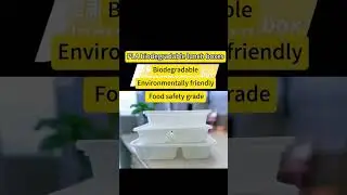 Eco-Friendly Lunch Boxes | Compostable Tableware Factory #Biodegradabletableware #PLAfoodcontainer