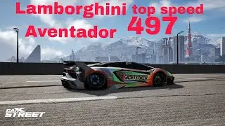 Carx street Lamborghini Aventador 497+ km/h TOP SPEED RECORD!  CAR TUNING & TEST DRIVE