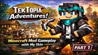 TekTopia Mod Survival Begins! | Minecraft Gameplay |​ EP.1