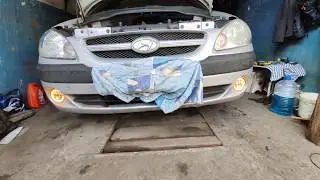 Установка противотуманных фар с СТГ  на Hyundai Getz с помощью 3D принтера