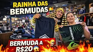 A RAINHA DAS BERMUDAS DO BR&Aacute;S! 👑 | Bermuda Imperme&aacute;vel e Bermuda Surf por R$20 no Atacado