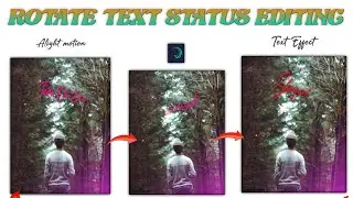 Alight motion New Lyrics Editing | Bend Text Status Editing #crazybhagwat #Alightmotion