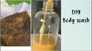 DIY Body Wash for smooth, moisturized skin.#diy #howto #adaatigogo #skincare #bodywashes