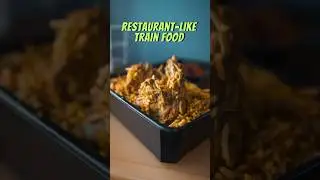Get restaurant-like food on trains using the RailRestro app #shorts #goodfoodbro #trainfood