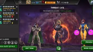 MCOC Daily Bugle Bounty Mission - Threat Level 5 /Path 6 Team - Infamous Ironman Yelena Jean Grey