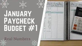 Budget with Me| January 2021-Paycheck #1 Budget with Real Numbers| Debt: $41,416.18