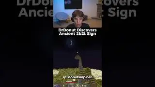 DrDonut обнаружил древний знак 2b2t @DrDonutt #drdonut #donutsmp #minecraft #gaming #funny
