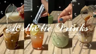 Home Cafe Recipes must try! ✨ @ac_homecafe TikToks || Aesthetic Drinks Compilation 🍄