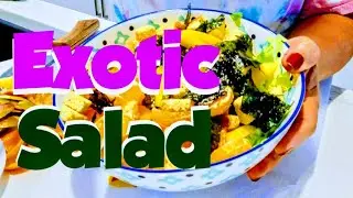 making an exotic salad🥗 #bisayasacanada🇨🇦