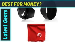 The Ultimate 67MM Lens Hood Bundle: Petal, Rubber & Cleaning Cloth!