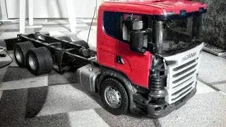 SCANIA Bruder RC - Имплантация мотор-редуктора