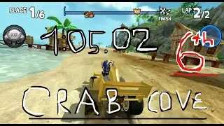 crab cove microwave speedrun beach buggy racing (1:05.02)