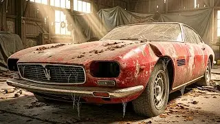 ASMR Car Restoration - 1967 Maserati Ghibli Full Rebuild From Rust to Showroom Elegance
