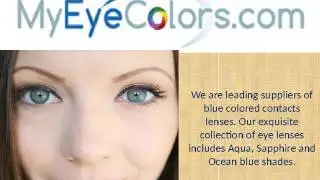 Colored contact lenses non prescription