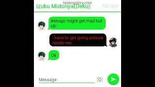 MHA fanon texting story