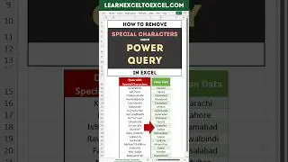 How To Remove Special Unwanted Characters in Excel from string with Excel Power Query: No VBA Method