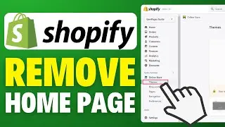 How To Remove Home Page Shopify (2025)