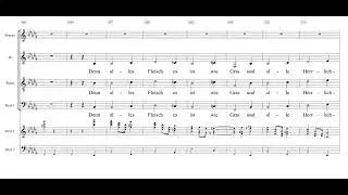 Deutsches Requiem 2021 Teil 2 Denn alles Fleisch es ist Einstudierung Bass