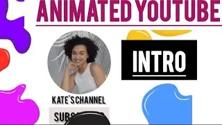 Animated YouTube intro with subscribe button tutorial!