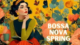 Весенний Босса Нова Джаз - Расслабляющая Атмосфера Кафе и Музыка Цветущего Сада для Учебы