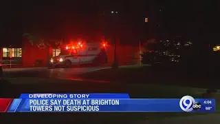 Police: Death at Brighton Towers not suspicious