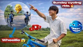 Sunday crazy ride with my friends 🥵 | wheellie stunt | crazy cycling vlog | The KT 05 🔥#vlog 