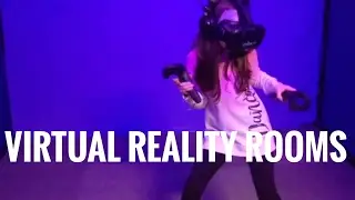 Experiencing 8 Person Linked Virtual Reality Rooms