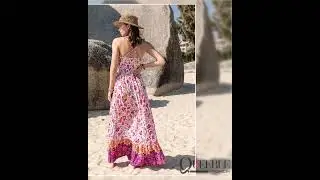 Printed Scoop Neck Cami Dress