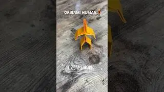 PAPER HUMAN ORIGAMI TUTORIAL | HOW TO MAKE HUMAN ORIGAMI PAPER CRAFT | FOLDING ORIGAMI INSTRUCTIONS