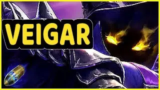VEIGAR VS AHRI MID GAMEPLAY