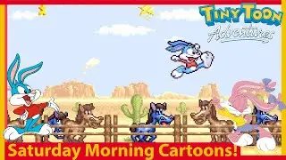 Tiny Toon Nostalgia! Tiny Toon Adventures: Buster Busts Loose! Konami's 90s SNES 2D Platformer!