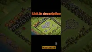 Funny/Troll/Art Base for TH11 TH12 TH13 With Links  part-25 #coc #clashgod #shorts #cocshorts