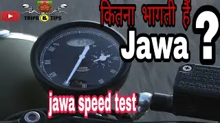 JAWA-SPEED TEST||JAWA42 PERFORMANCE ON ROAD||REVIEW & RESULT