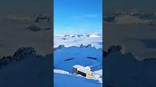Swiss Alps above the clouds.❄️🌫😱Schweizer Alpen &uuml;ber den Wolken.V&ouml;gel fliegen hier nicht.#snow#alpen