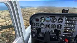 Aprendizaje completo de vuelo con VOR en Cessna