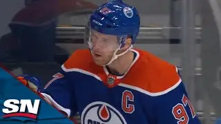 Oilers' Connor McDavid Buries Rebound In Powerplay For Goal No. 51 vs. Maple Leafs