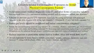 Cancer Prevention Education Course Part 7: Physical Carcinogens to Avoid