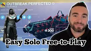 How to Get the Outbreak Pulse Rifle in Destiny 2 - Solo Hunter Free-to-Play Guide!