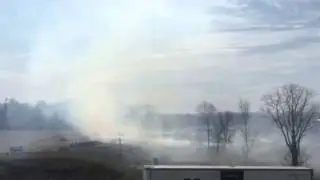 Crews battle Manor Township brush fire